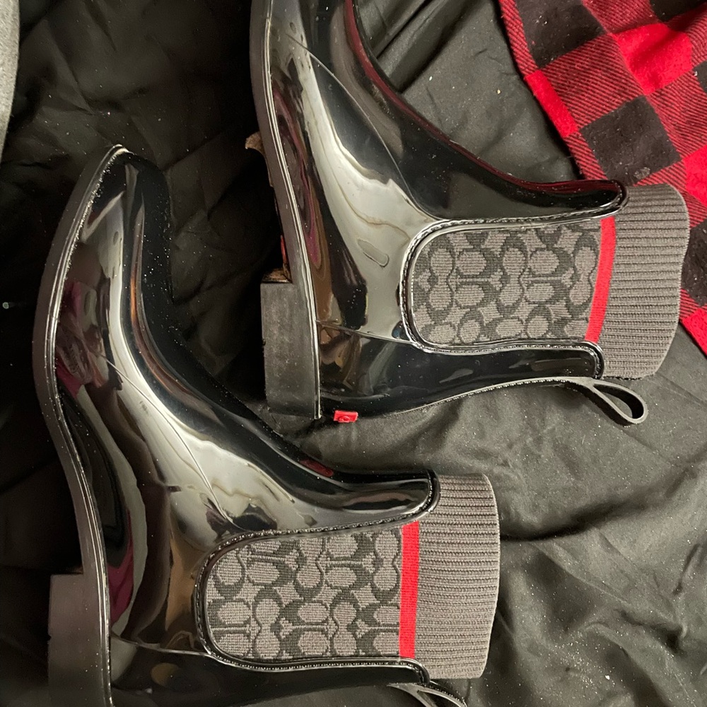 Coach rain boots - Picture 3 of 4